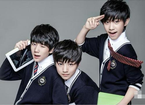 三小只撩起刘海，王源有男人味，王俊凯酷，千玺最能撩