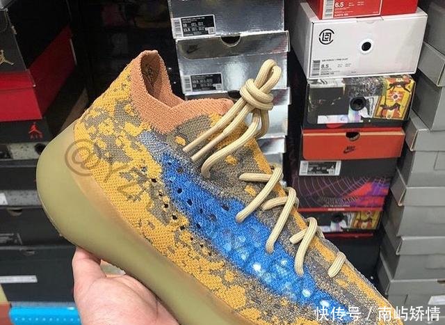 『实物』「蓝燕麦」满天星 Yeezy 380实物细节释出!这配色打几分