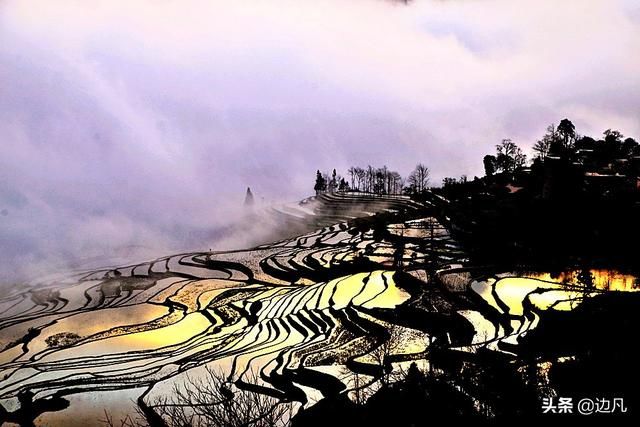 《云南风光》多依树梯田，壮美秀丽，如梦如幻的人间仙境！