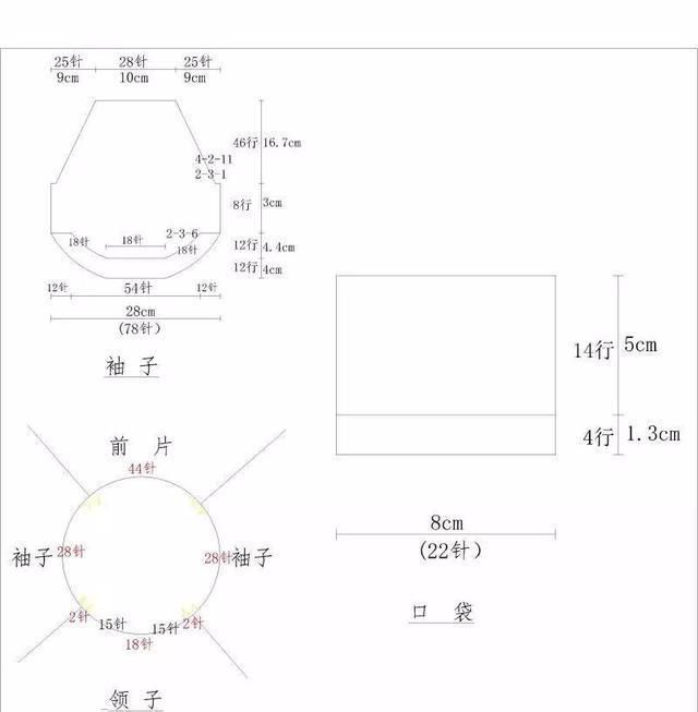  『起单螺纹方』儿童时尚百搭棒针小外套