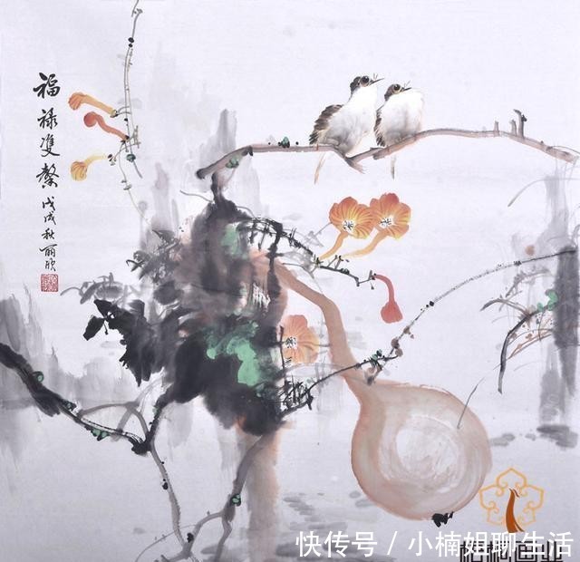  『喻丽欣』画家喻丽欣-画风和谐雅致
