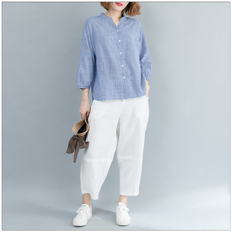 48岁的老婆，从不穿连衣裙，可是看着像30，只怪小衫太减龄了