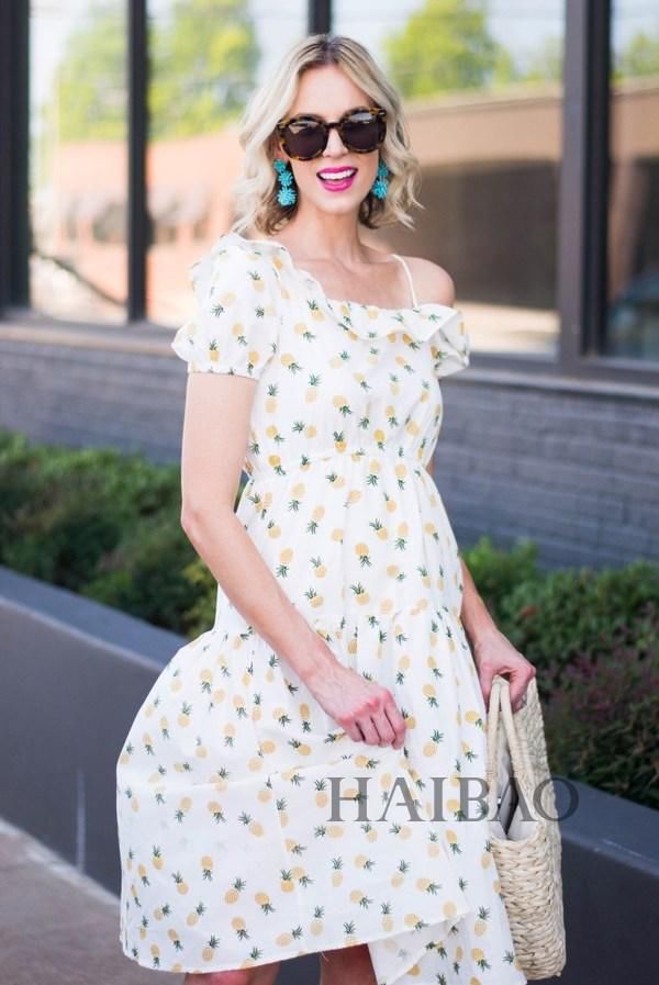 这个夏日，我选择把水果穿上身！樱桃、柠檬、菠萝……度假风情满