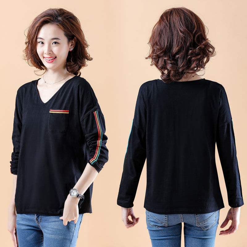 老婆把去年裙子都扔了，换上新款秋衫+小黑裤，洋气显瘦又美嫩