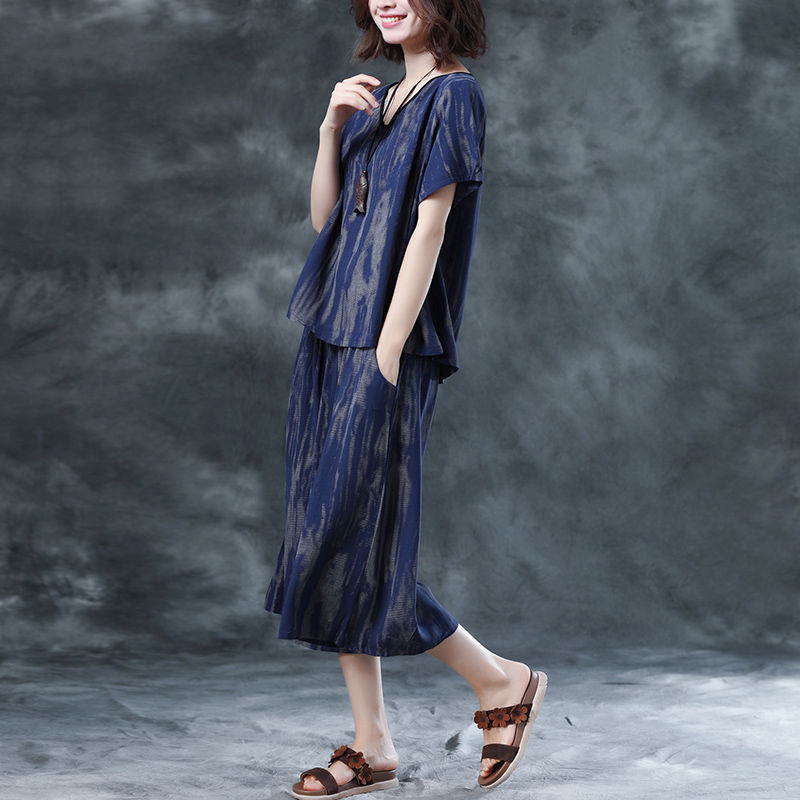 三伏天少穿真丝，试试这样的棉麻装，一件比一件洋气，款款经典