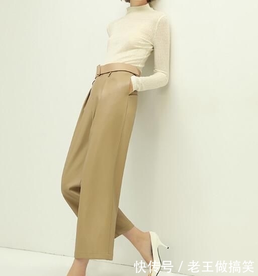  「皮裤」皮裤搭配什么款式上衣好看 不会穿太显胖了图片