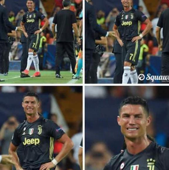 欧冠：C罗吃到争议红牌流泪离场，如被追加处罚将错过客战曼联