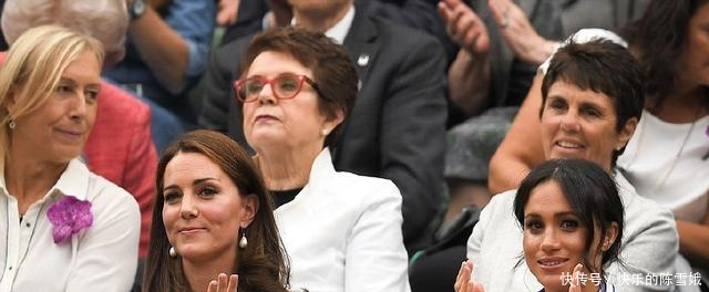 凯特王妃与梅根携手看温网，裙装与裤装的碰撞，丰腴与瘦削的对决
