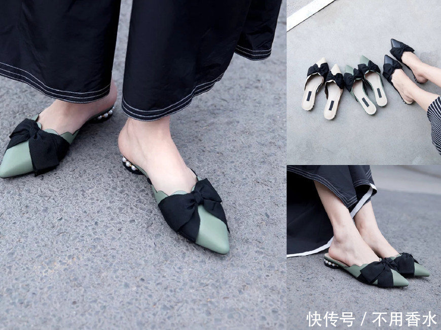 今年流行的外穿懒人拖鞋，时尚又有格调，还很舒服~