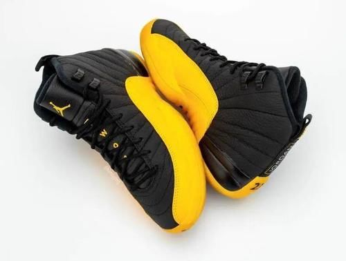  「Air」黑黄组合绝了！Air Jordan 12 全新配色实物美照释出！