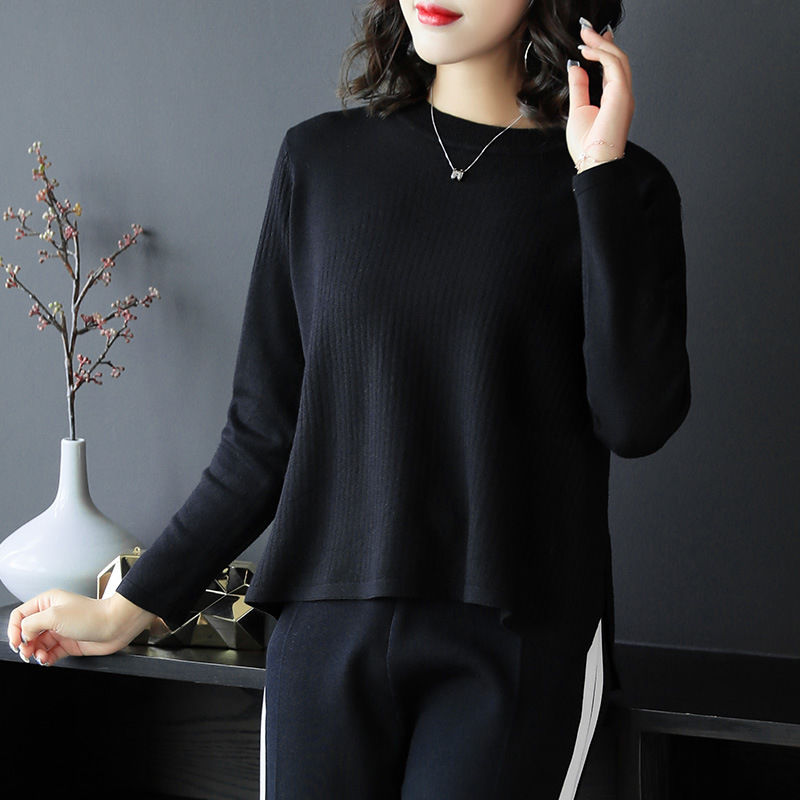 优质套头针织衫，秋天可以单穿，冬天还可以做内搭，非常实用哦