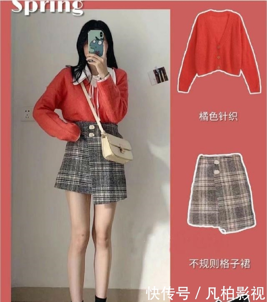  『春天』好看的短裙搭配示范，青春有活力，这个春天属你最美