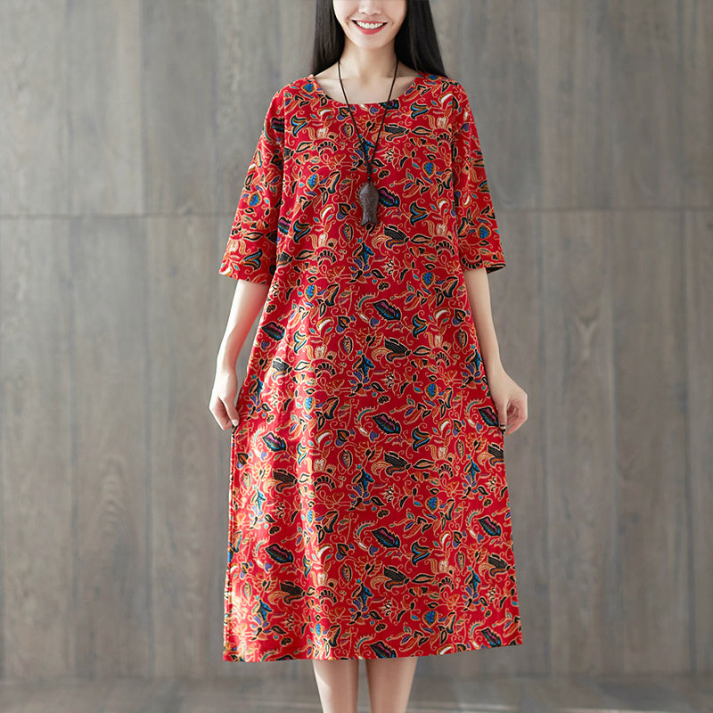 比旗袍更有韵味的棉麻裙来了!好看不贵还显名媛气质,超美超好看