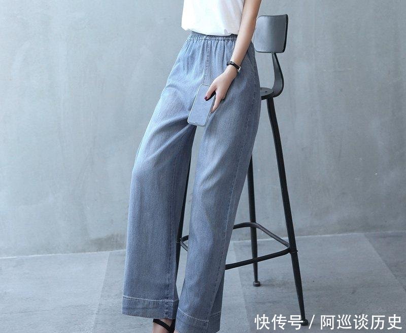 「有型」三伏天别穿连衣裙了,试试这些“天丝裤”,清凉舒适,时尚有型