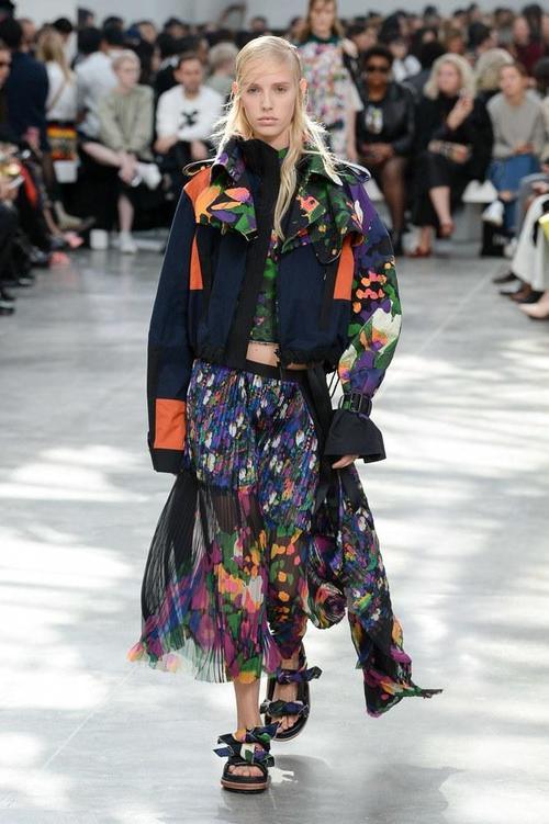 2019春夏时装周上这个小众的牌子 Sacai简直美的不像话