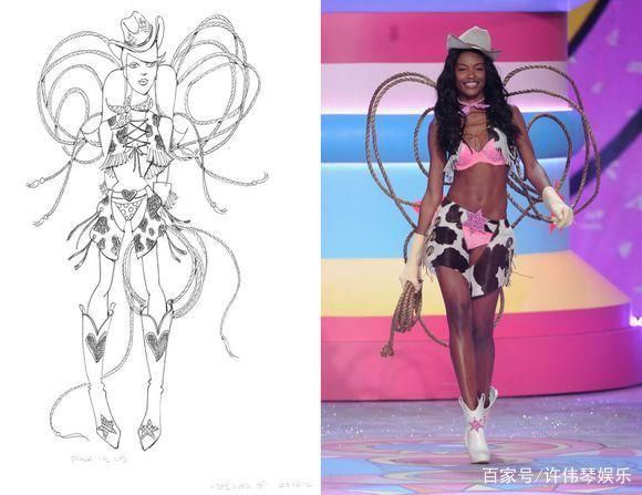 欣赏一批维密的设计手稿，和实物相比，哪个更惊艳？