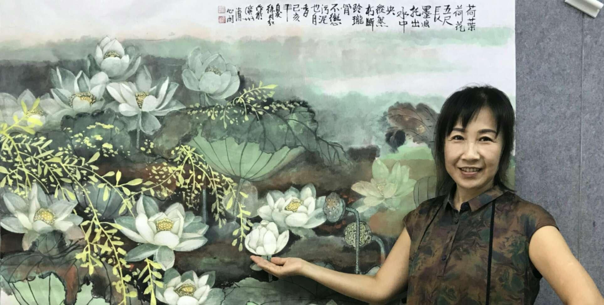  『笔落』笔落惊花鸟，香韵存画间——画家徐月红