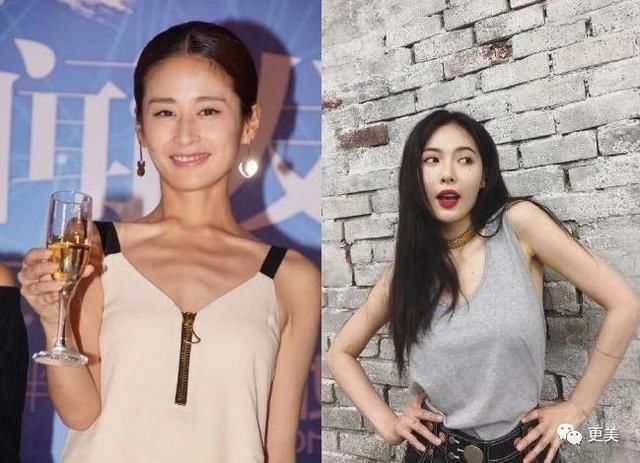 景甜凸出的小肚子衣服都遮不住，体型快和蒋欣一样了