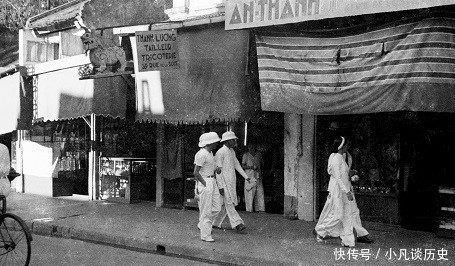百年前越南首都河内罕见旧照,犹如中国南方小城
