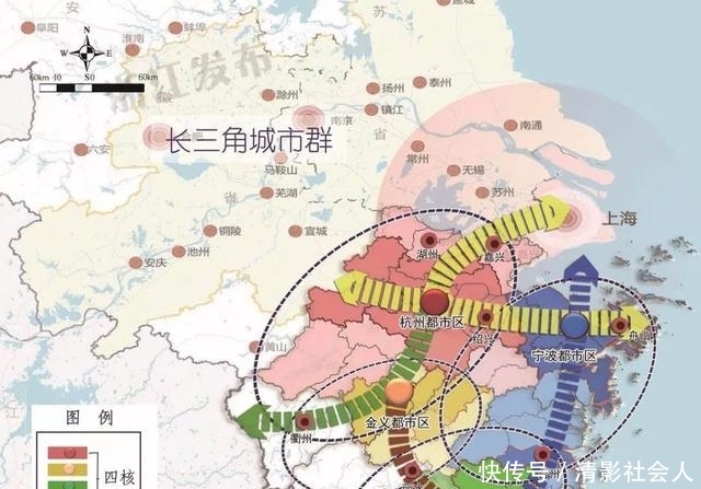  「县市」浙江四大都市区范围图：哪些县市被排除在核心区之外？
