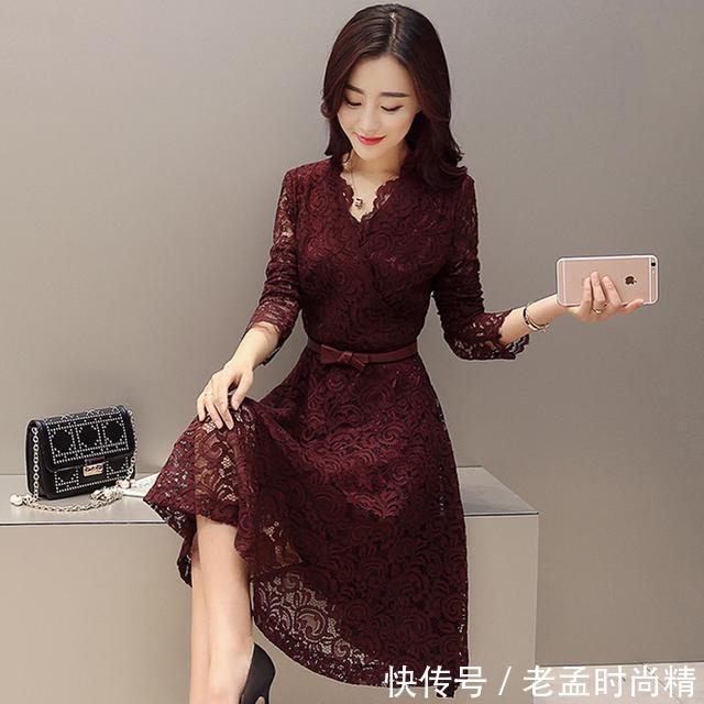 蕾丝■穿搭:春天是蕾丝连衣裙的主场!