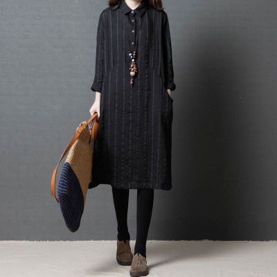 洋气好穿的棉麻衫，减龄效果真好，48岁老妈看起来年轻又美嫩