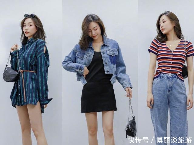  女生@小个子女生的牛仔穿搭法则，照着穿简约大方显高显瘦，实际不普通