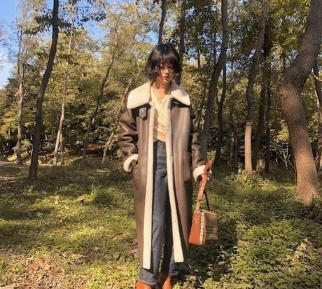 系腰带:今年冬天小个子千万不要这样穿衣服,太显高啦!