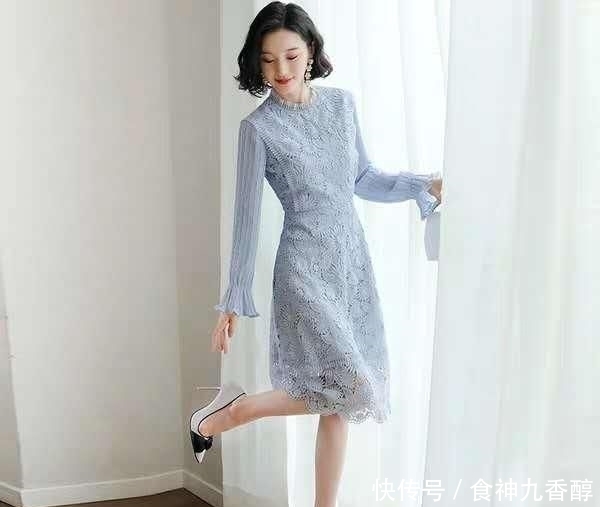  女人|中年的你还在穿紧身裤？优雅女人都穿裙子了，时髦又减龄