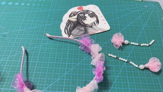 #适合#超简单的一款手工花环发箍,很适合小公主佩戴,要学吗