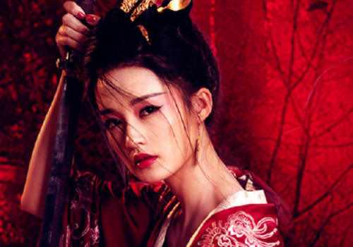 赵丽颖、刘诗诗、李沁黑化都是红衣服,而她却