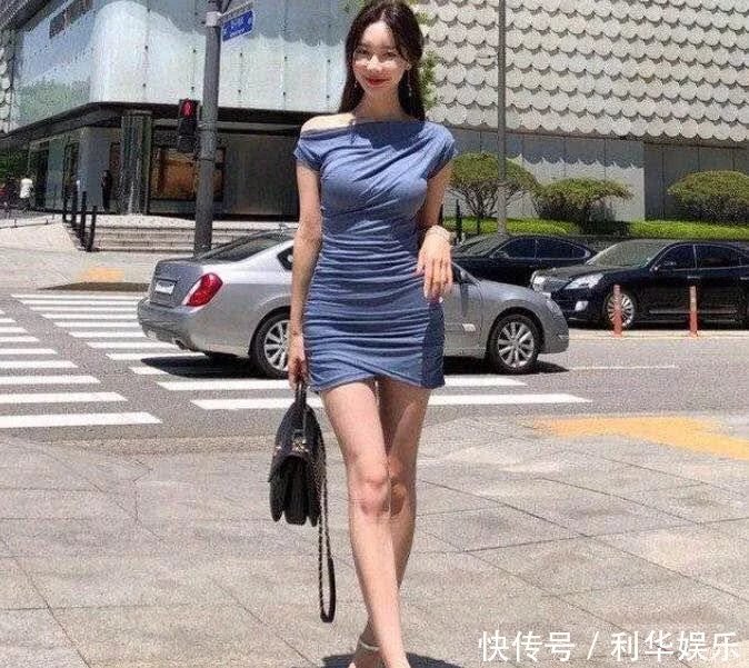 身材比较圆润的MM包臀裙，下摆的不规则设计，更突显出个性性感