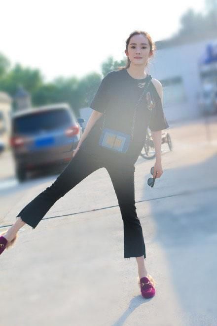 早秋不愁没裤穿 看杨幂袁珊珊刘诗诗金小妹的牛仔裤N种搭配