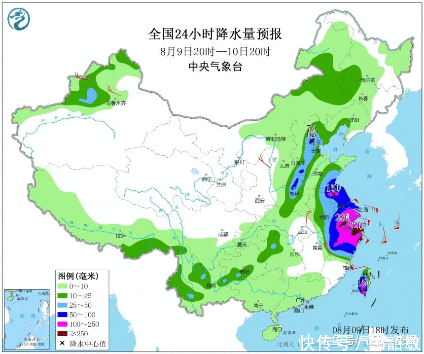 大暴雨北上，利奇马逼近浙江，路径第4次西调，“护国气流”呢？