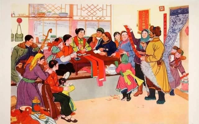  「宣传画」70年代宣传画 新的战斗从这里开始 看看人民公社时代