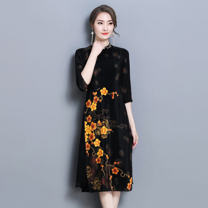 中国风复古旗袍裙,展现古典美人范儿,优雅又