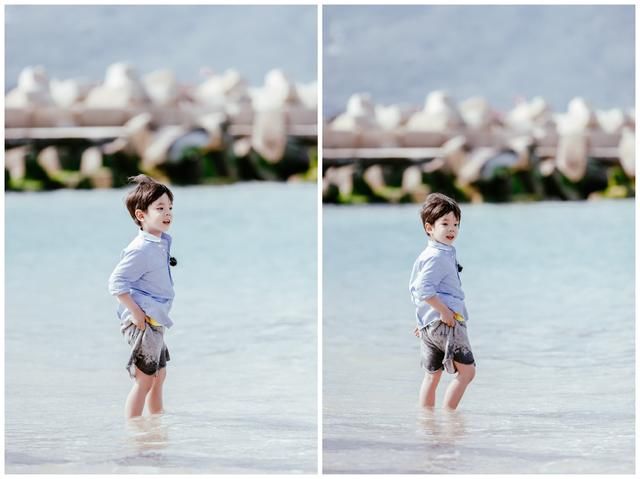 时尚不分年纪！5岁嗯哼牵妈出镜，穿睡衣风衬衫还单手插兜扮酷