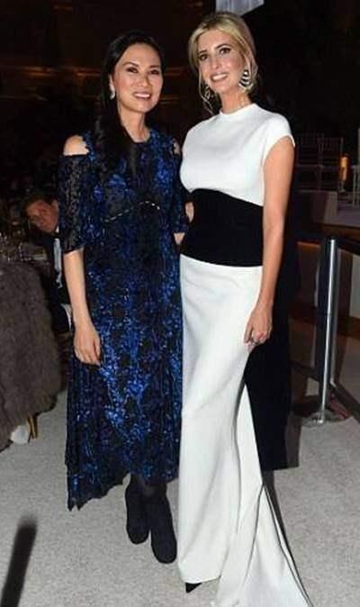 37岁的伊万卡：图二大秀沙漏身材，最后一张与邓文迪同框完胜！