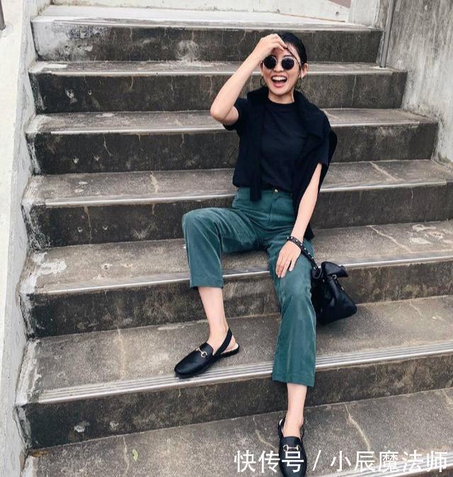 阔腿裤■二胎辣妈的日常时尚穿搭,温柔又舒适,自信就是一种魅力