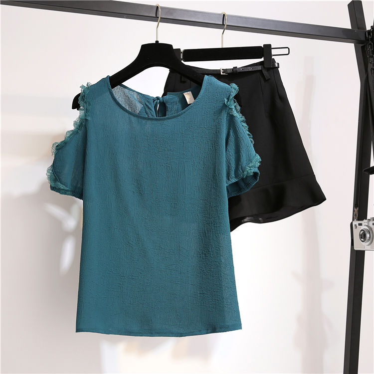 1米55的老婆，从不穿裙子，我给她买7套短裤套装，她穿特显高