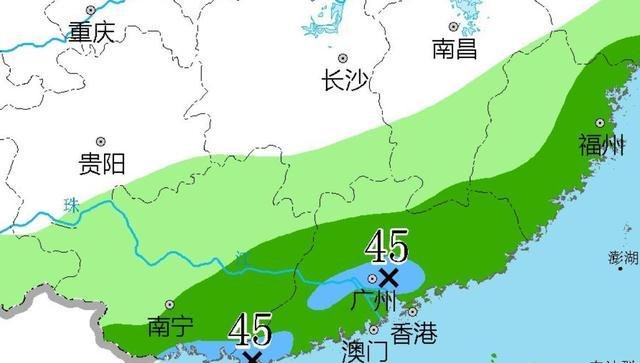 广东 广西 福建突发！下列暴雨来袭！中到大雨暴雨将分布如下