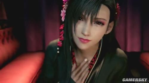  【制版】《最终幻想7：重制版》蒂法爱丽丝全服装演示 克劳德都看呆了