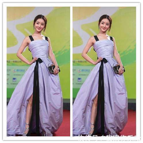 女星穿开叉裙，赵丽颖像公主，迪丽热巴甜美，她美的让人窒息