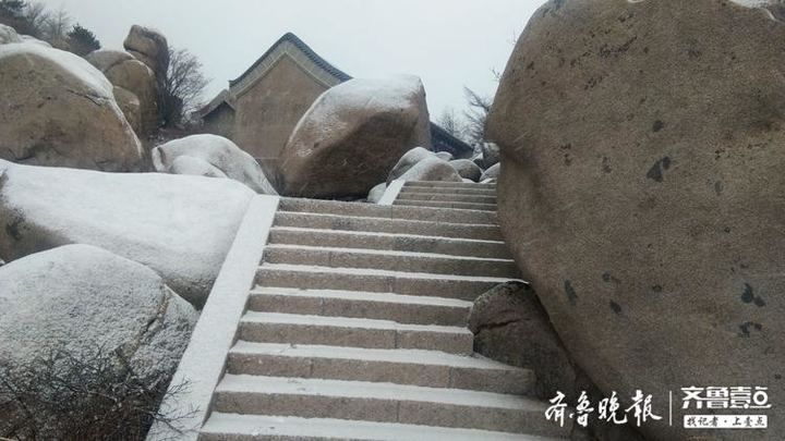 荐游丨青岛崂山迎初雪 宛如人间仙境