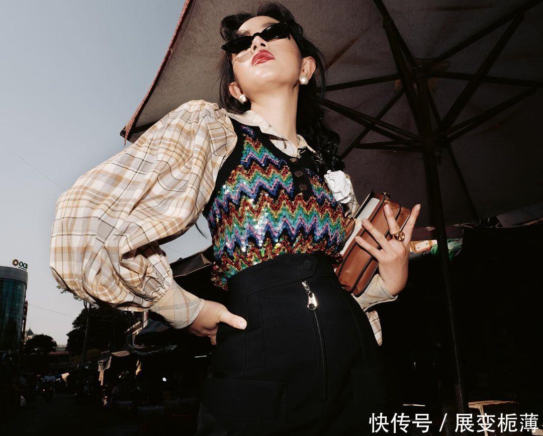  「蓝色搭配上」越南时尚博主的套装穿搭指南，风格多变，一定有你的心头爱