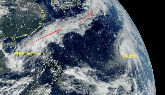  「生成」第6个超强台风来了？夏浪正在发飙，24号台风或要在南海