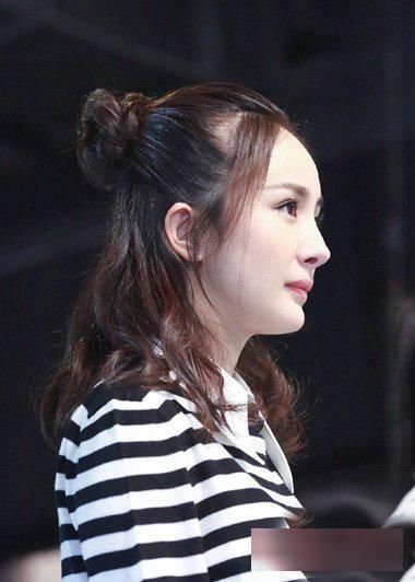 女星时尚发型扎起来的漂亮造型！