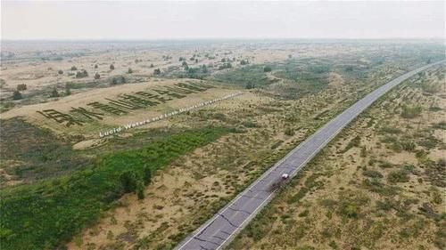  一大■中国又一大工程，把黄河水引进沙漠，沙漠终于迎来“春天