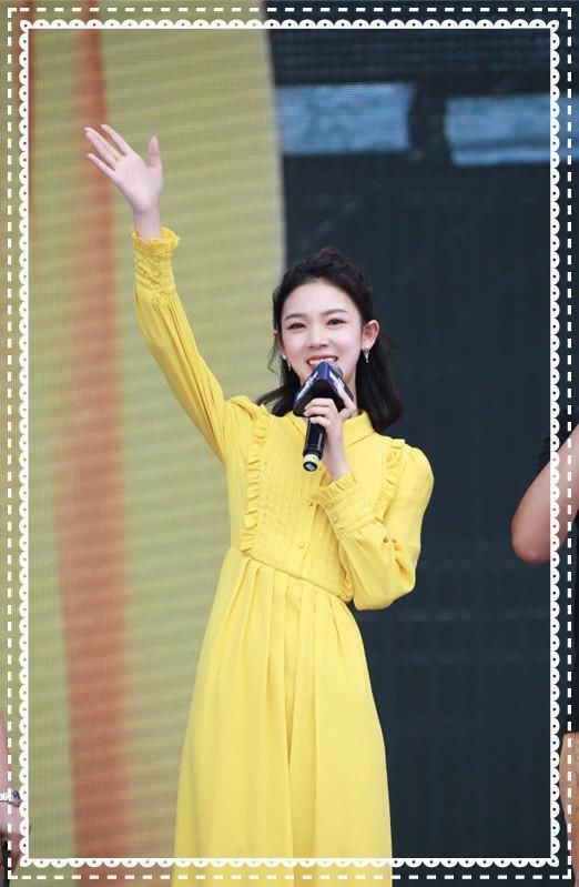 本以为穿黄裙的陈瑶够甜美了，可是看到倪妮，我真的被惊艳到了！