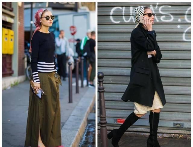  「条纹衫」春季配饰，比项链更好戴的，是妈妈的丝巾呀